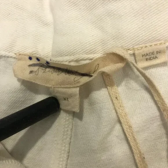 New Anthropologie x Forever That Girl Quilted Patchwork Trousers Size XL - Picture 8 of 11